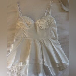 Zara White Summer Tank Size M